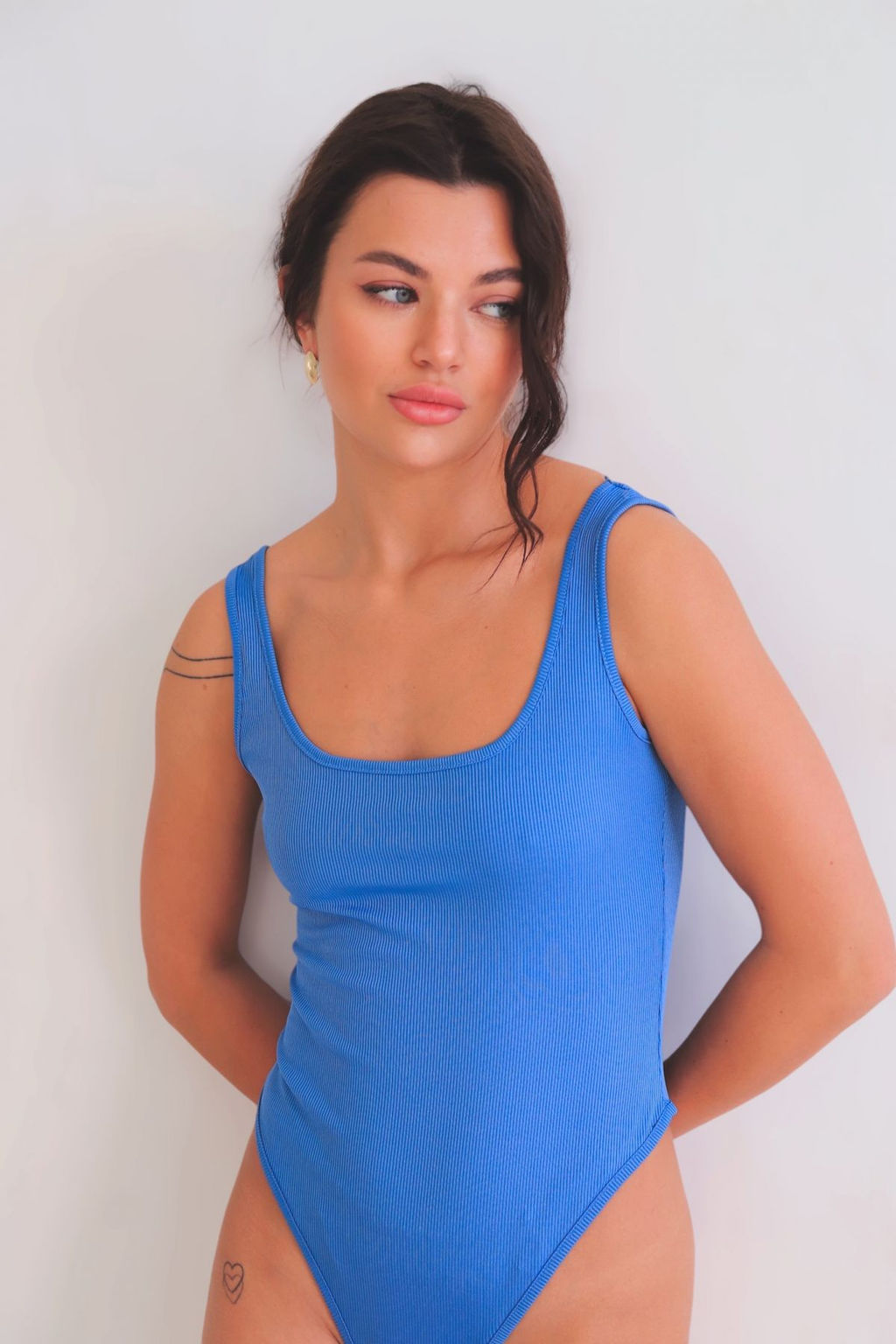 Martichelli Боди голубое  фото 2