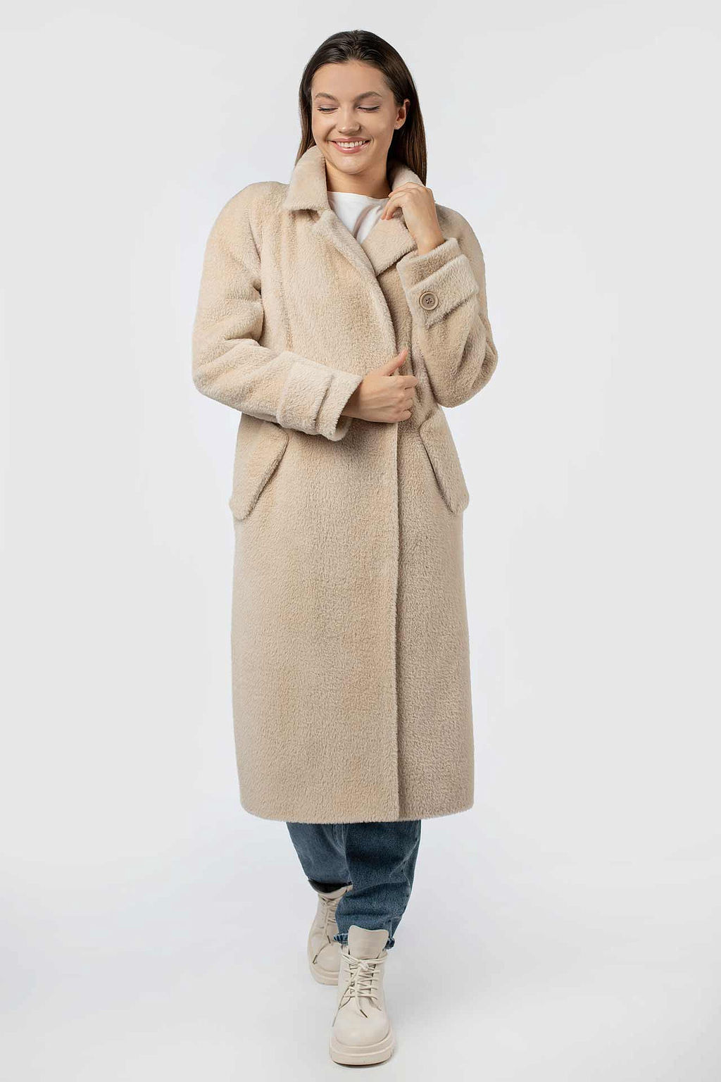 02-3143 Пальто женское утепленное - El podio фото 14