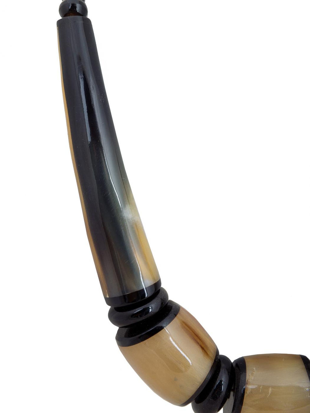 Украшение колье из рога № Р-2017 - Ганг фото 2