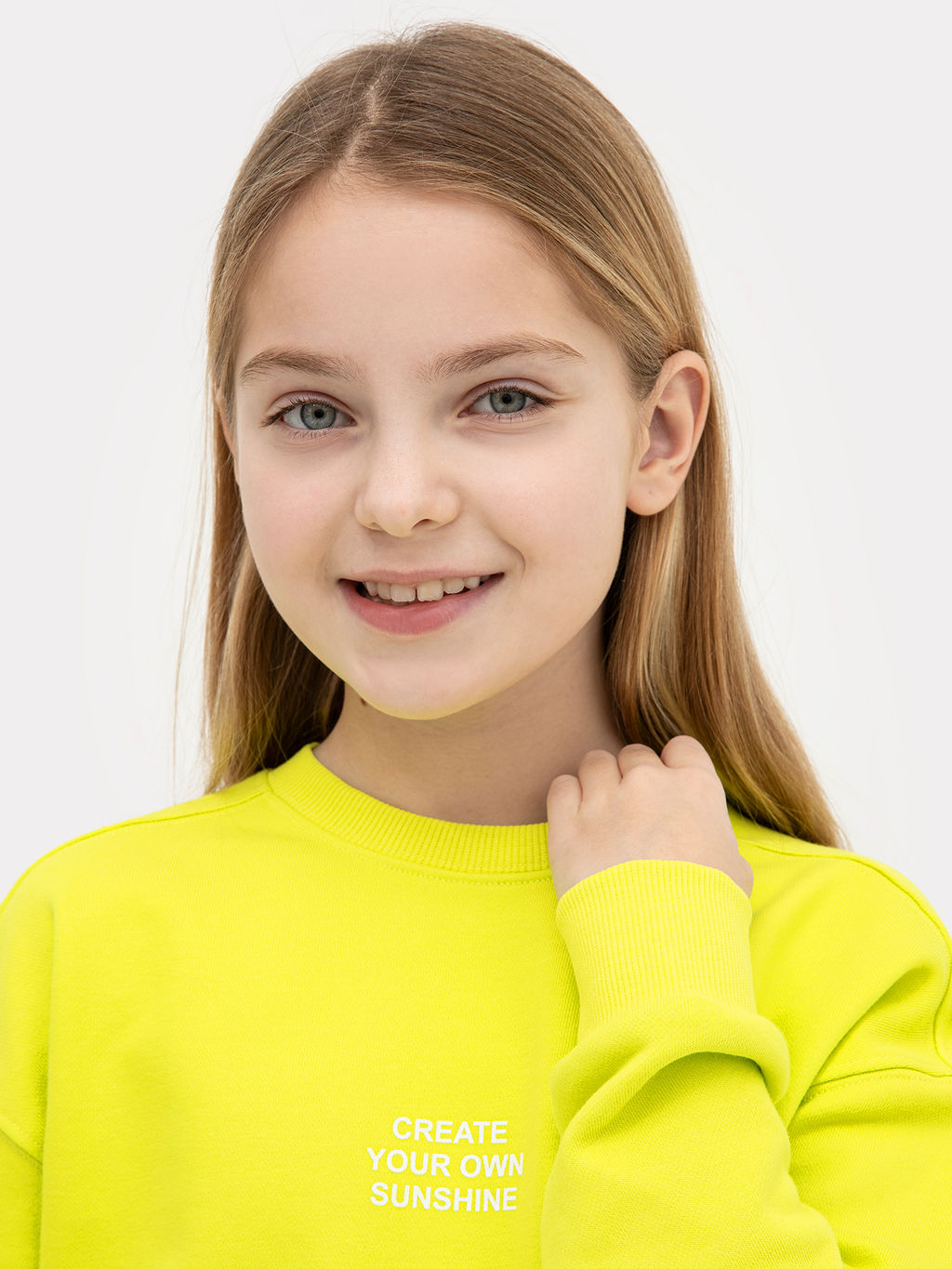 Комплект для девочек (джемпер, брюки) в желтом цвете с печатью - Mark formelle фото 5