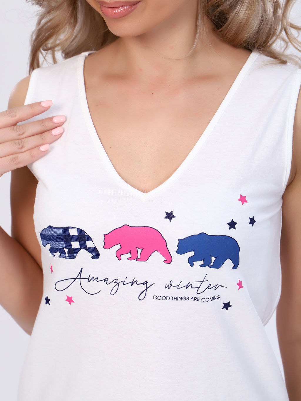 Пижама с шортами УМКА (молоко №18) - Ивановская трикотажная компания фото 3