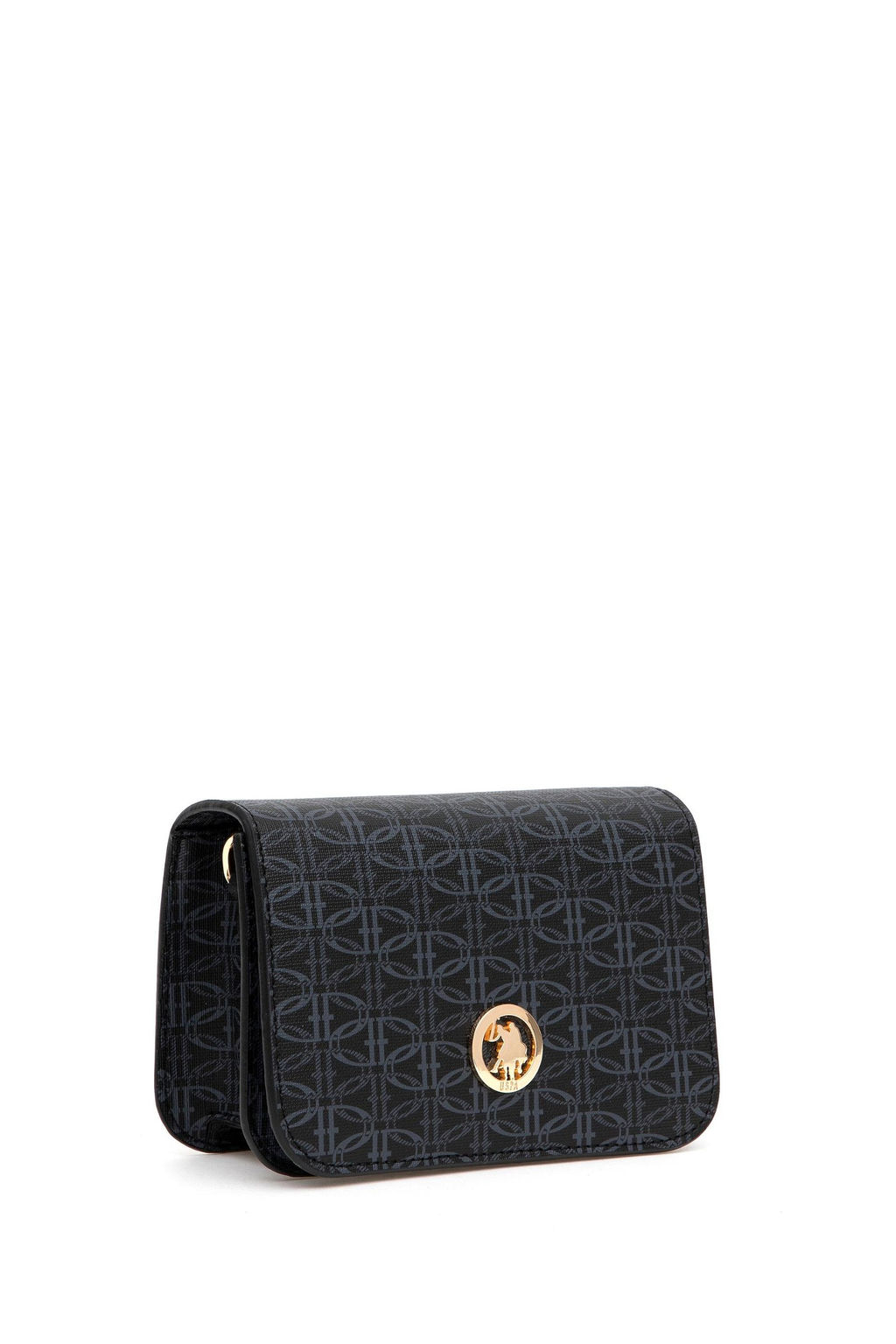 U. S. Polo Assn / Женская черная сумка через плечо - U.s. polo assn фото 2