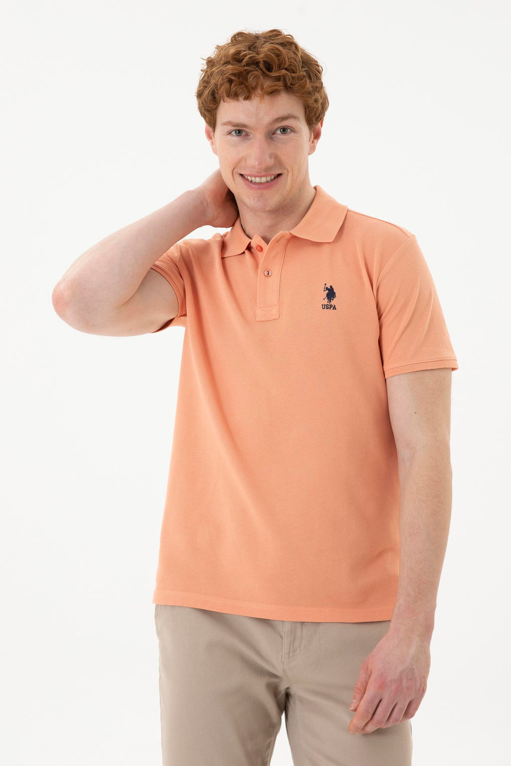 Мужская базовая футболка Salmon Неожиданная скидка в корзине - U.s. polo assn фото 10