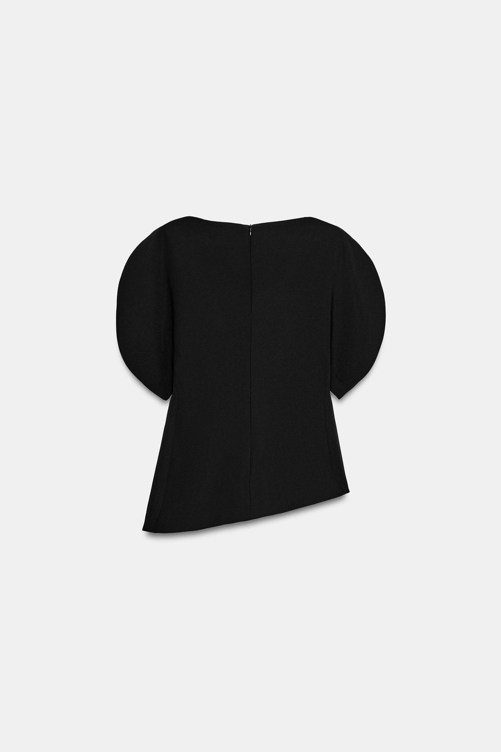TOP MANGA ABULLONADA ZW COLLECTION / Negro - Zara фото 9