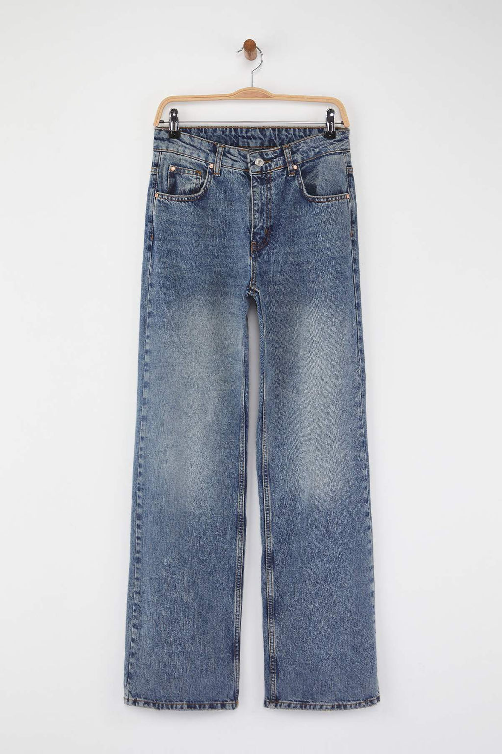 Mavi Normal Bel Genis Paca Wide Leg Jeans TWOAW26JE00076