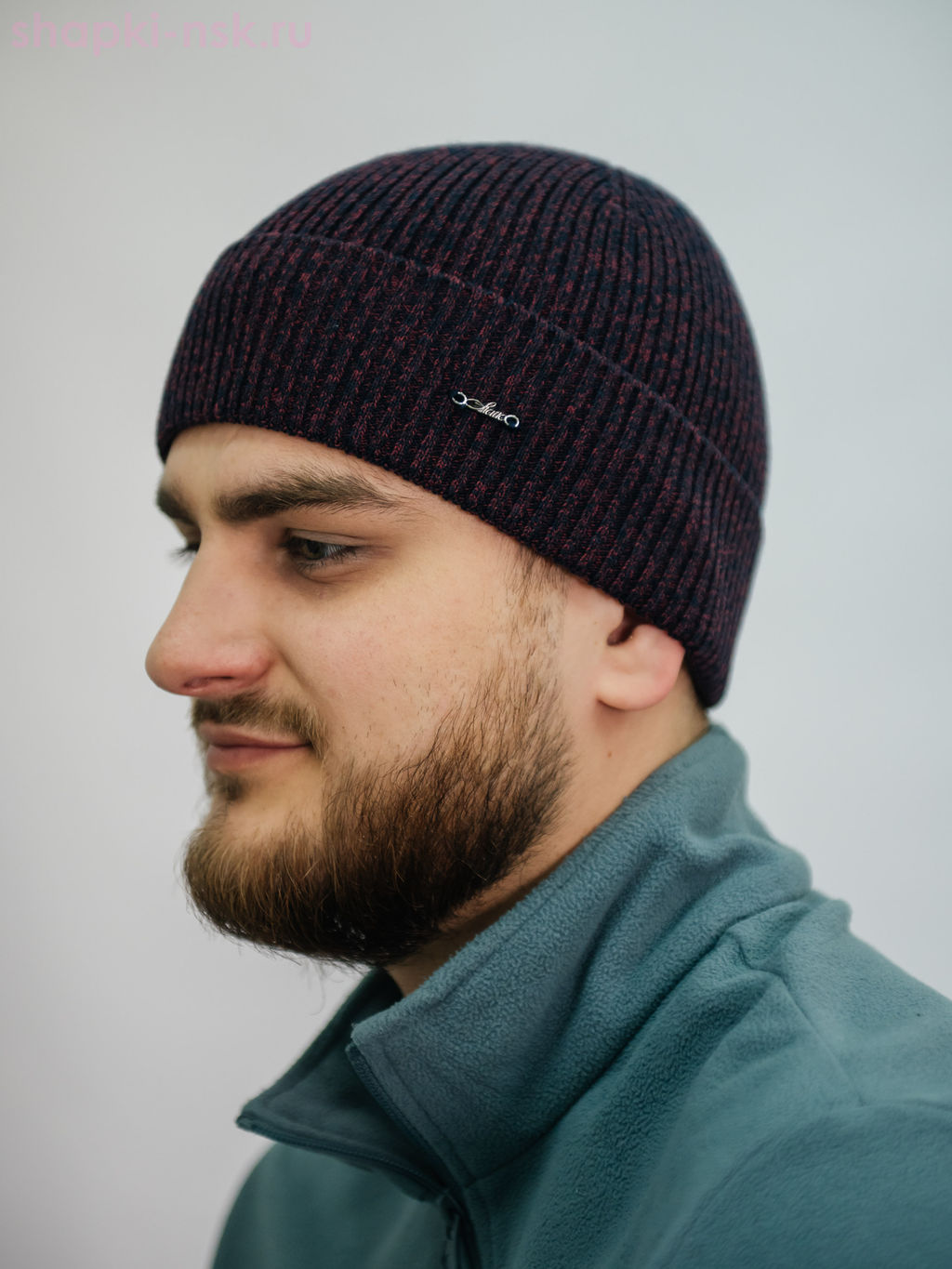 14120 Carbon Шапка мужская (57-59)