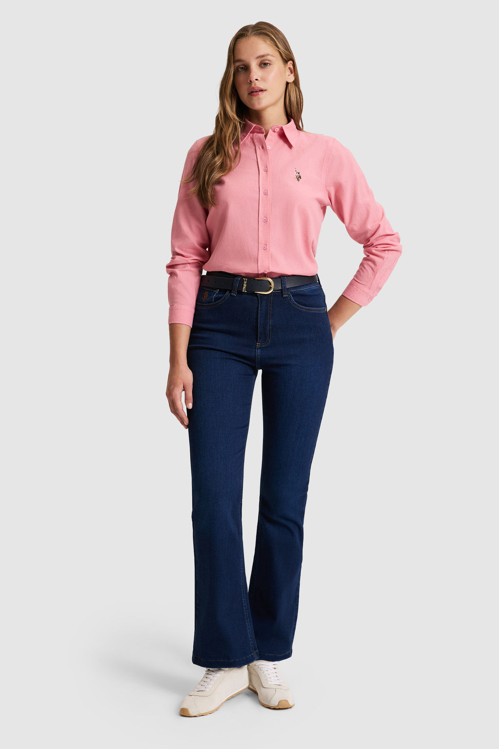 Kad_n Pembe Uzun Kollu Basic G_mlek - U.s. polo assn фото 4
