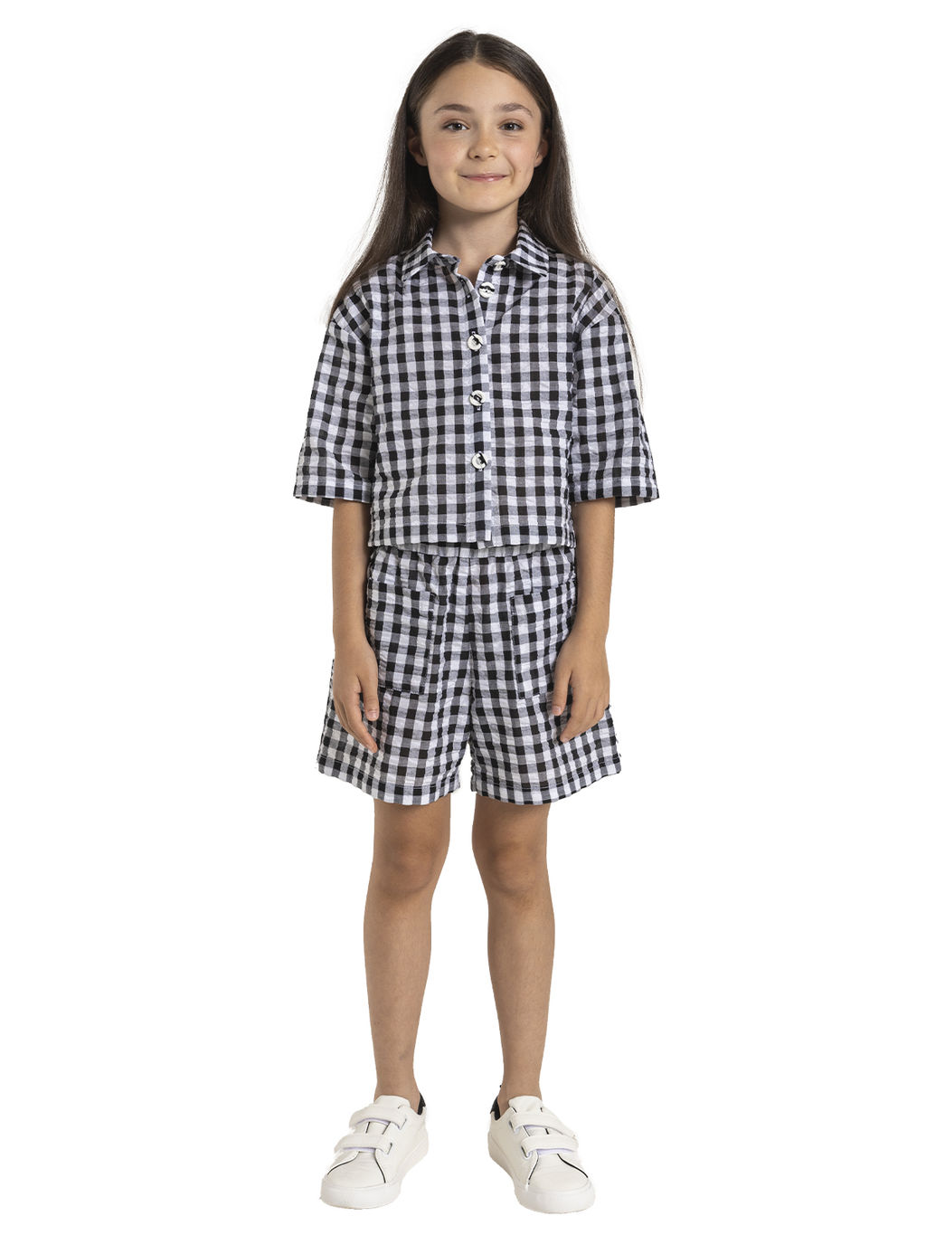 Ком.:блузка,шорты для девочки О56918