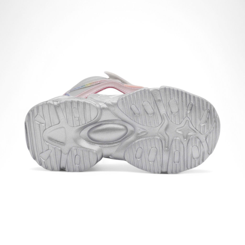 Кроссовки детские высокие В8982-28 серебро - Sport фото 3