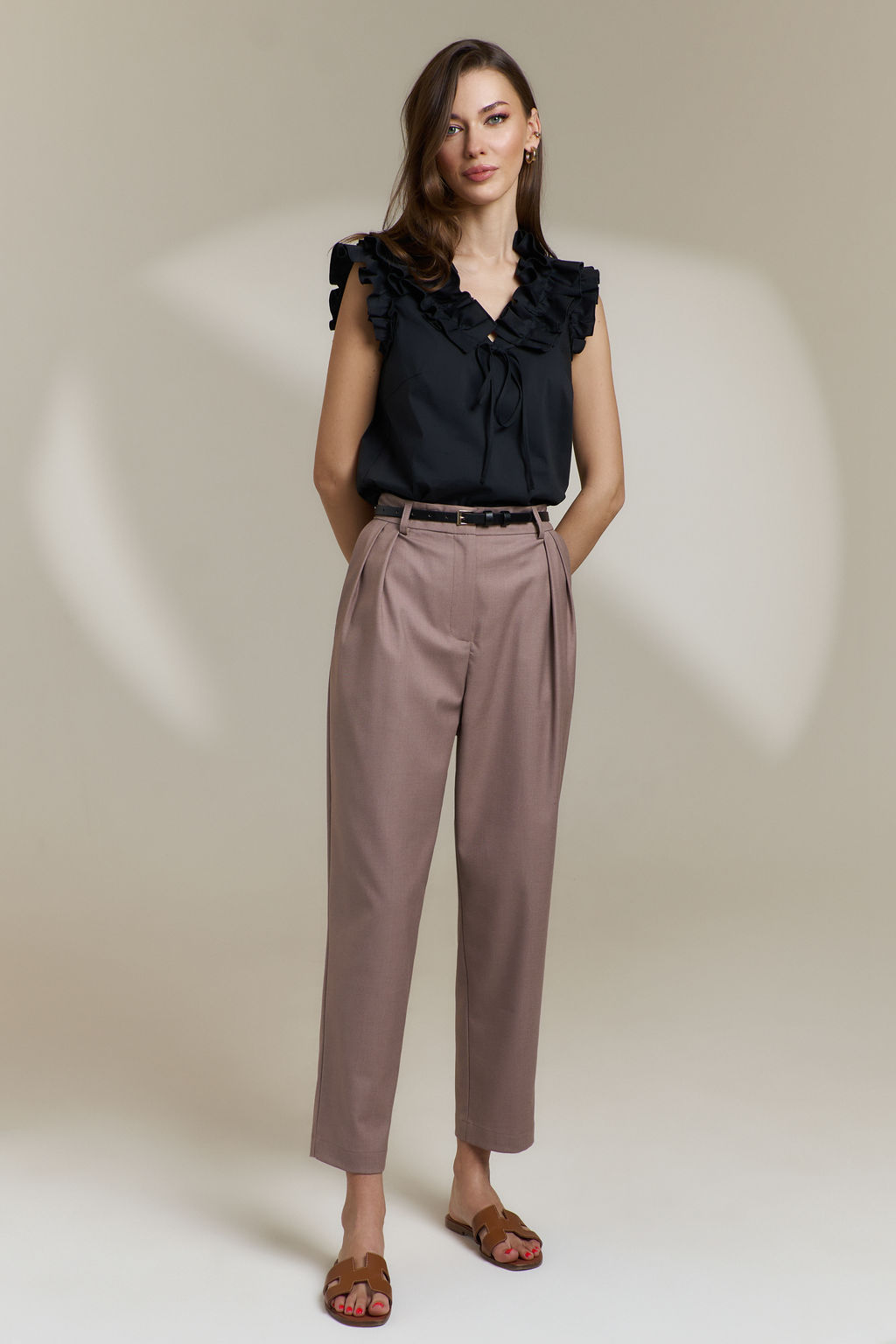 Блузка 0844 черный - Diliafashion фото 2