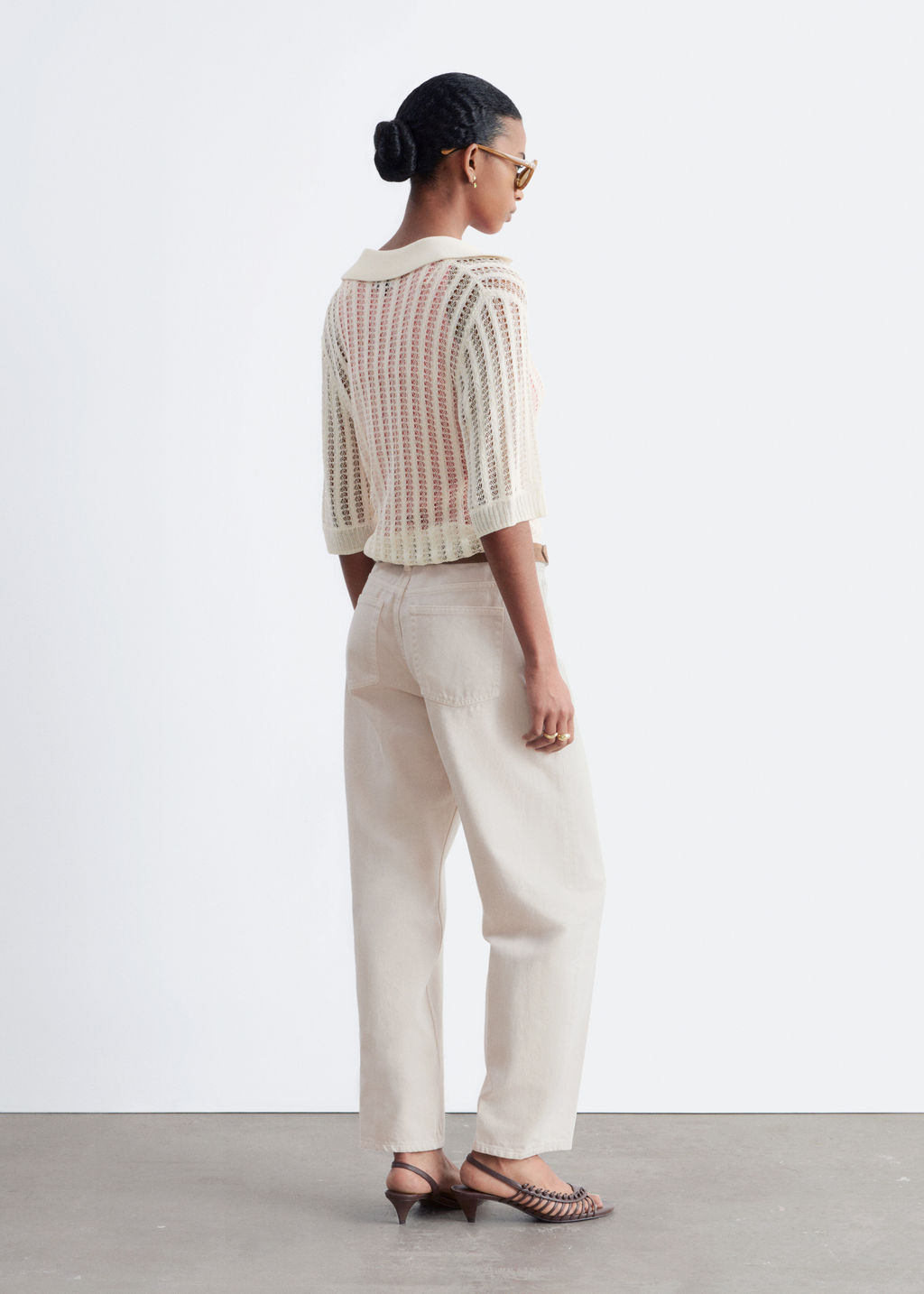 Vaqueros con corte ajustado al tobillo - H&m фото 9