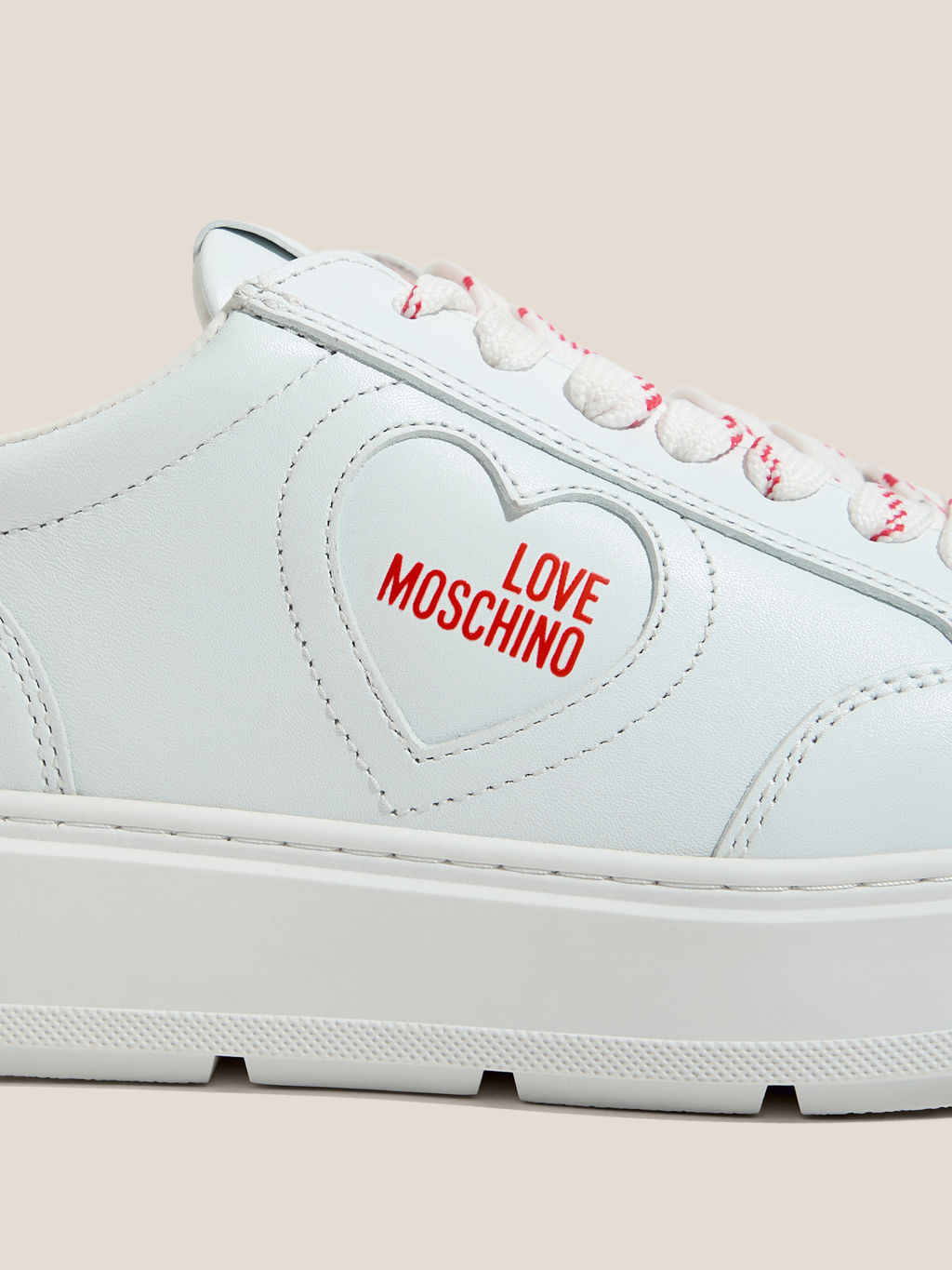 Женские кеды LOVE MOSCHINO BOLD LOVE Артикул 4562611, белый  фото 3