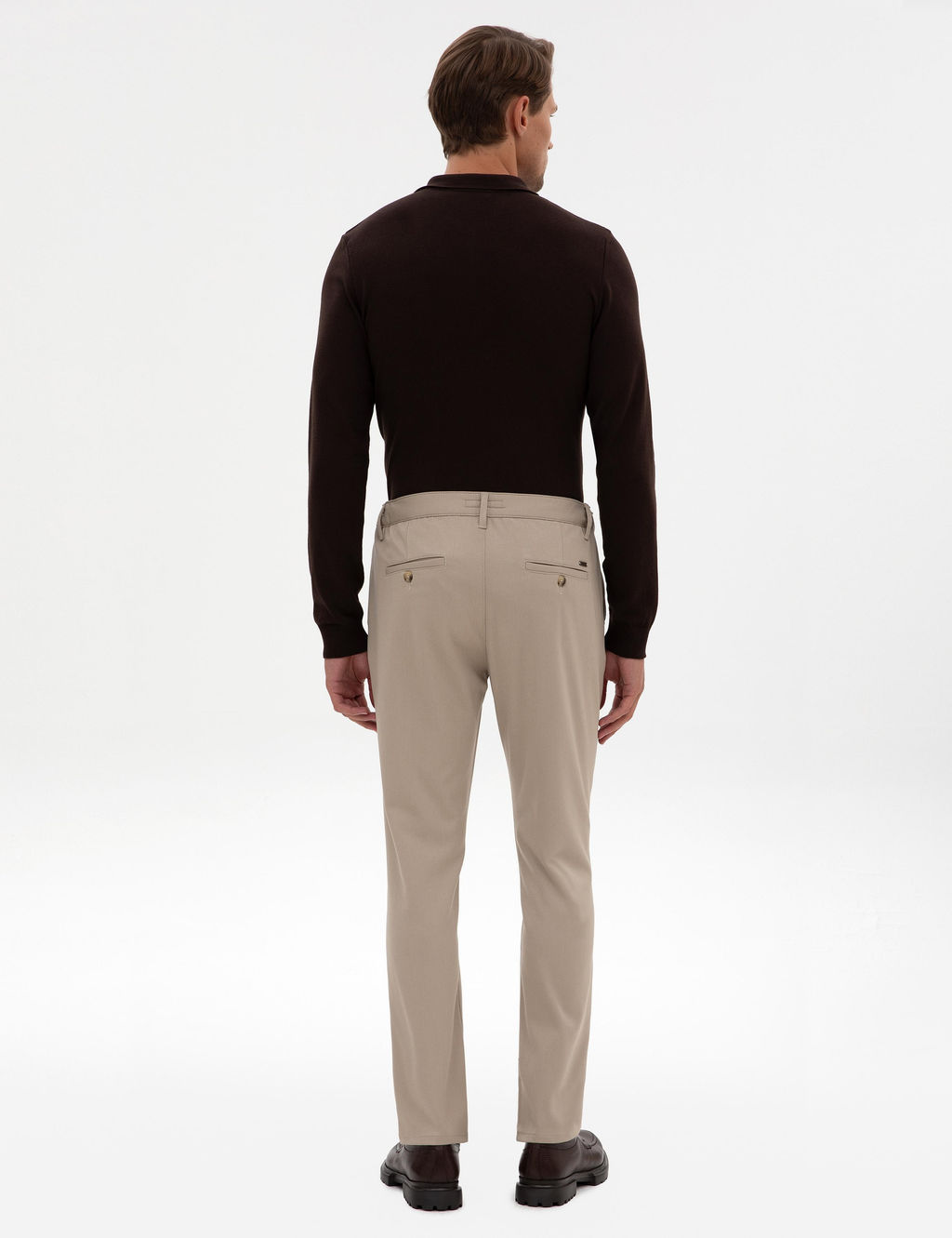 Bej Slim Fit Kanvas Pantolon - Pierre cardin фото 4