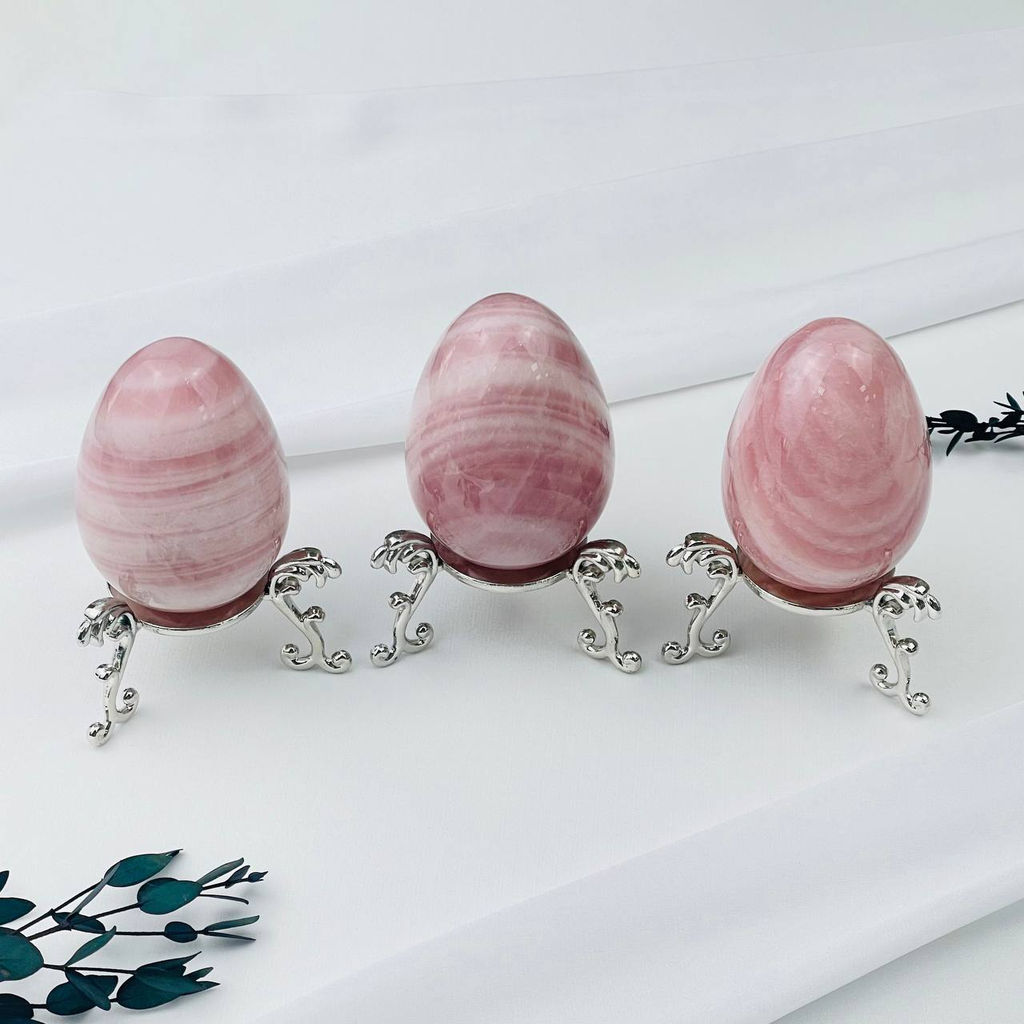 Яйцо из мадагаскарского Розового кварца