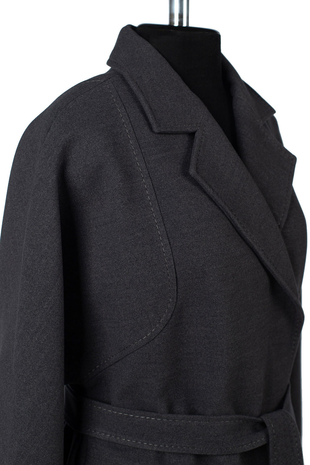 01-12215 Пальто женское демисезонное (пояс) - El podio фото 13