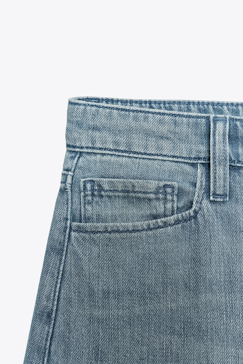ZW COLLECTION HIGH-WAIST BAGGY JEANS - Zara фото 4