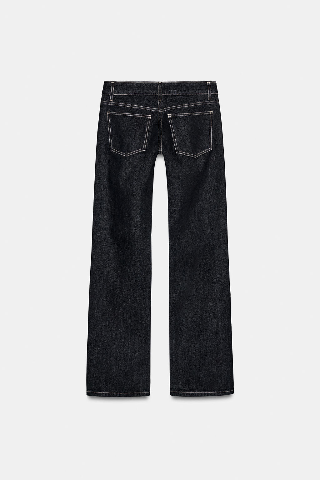 JEANS TRF WIDE LEG TIRO BAJO / Marino oscuro - Zara фото 9