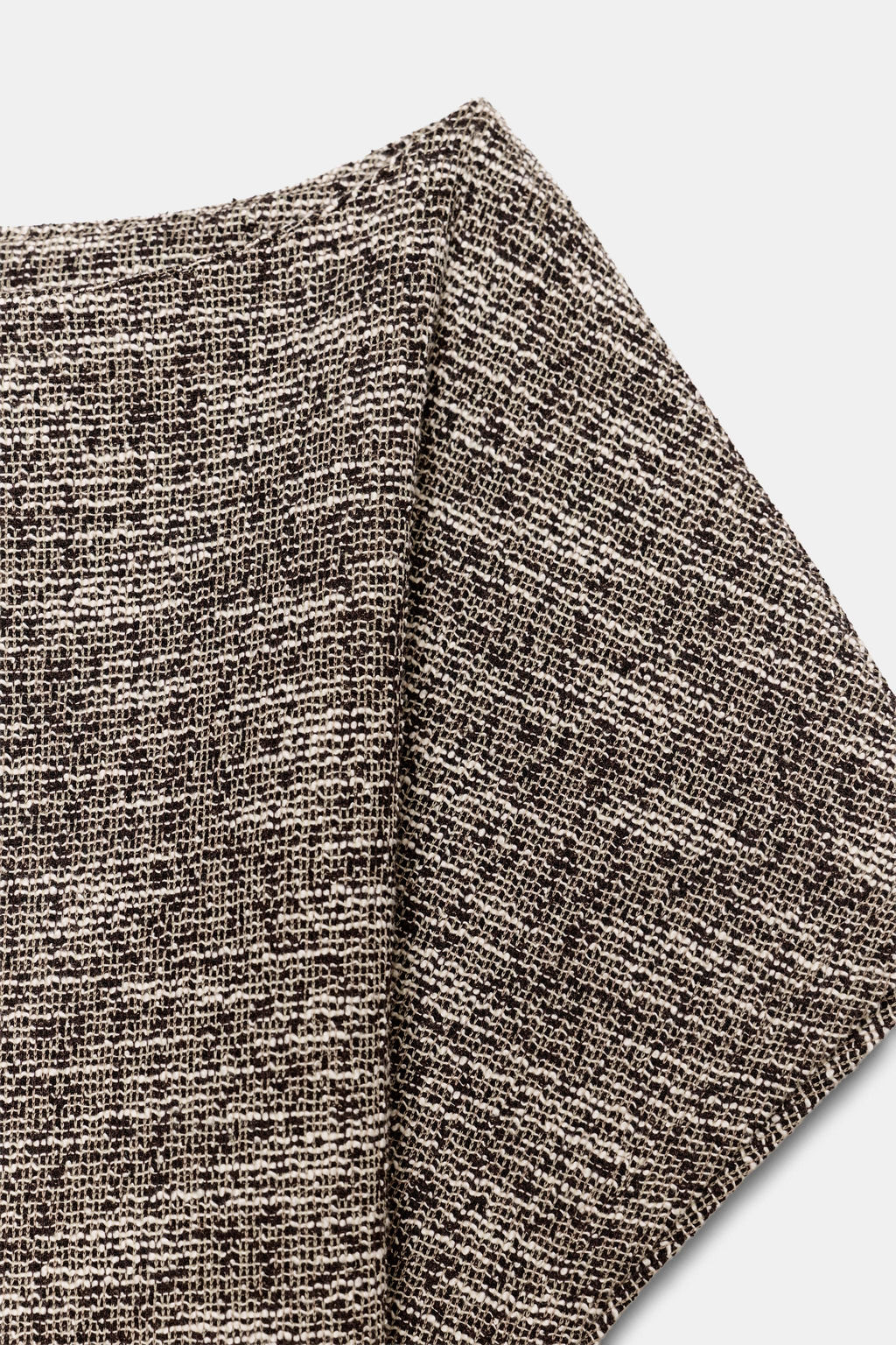 VESTIDO MIDI TEXTURA CINTUR?N / Marr?n / Crudo - Zara фото 9