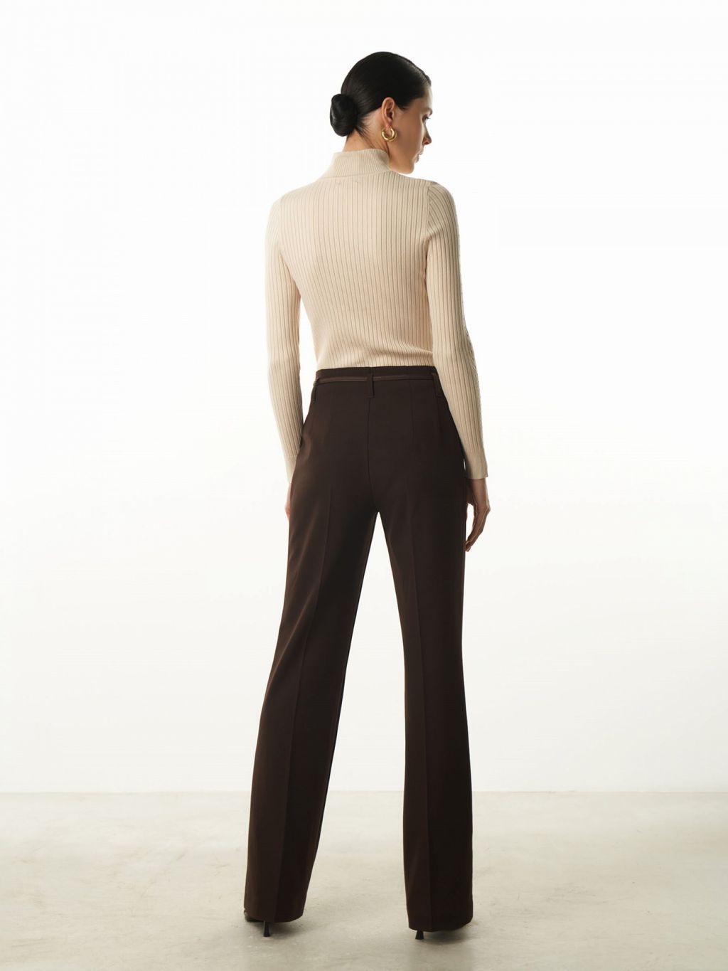 Conso/KTL 230703 - light beige Водолазка женская фото 5