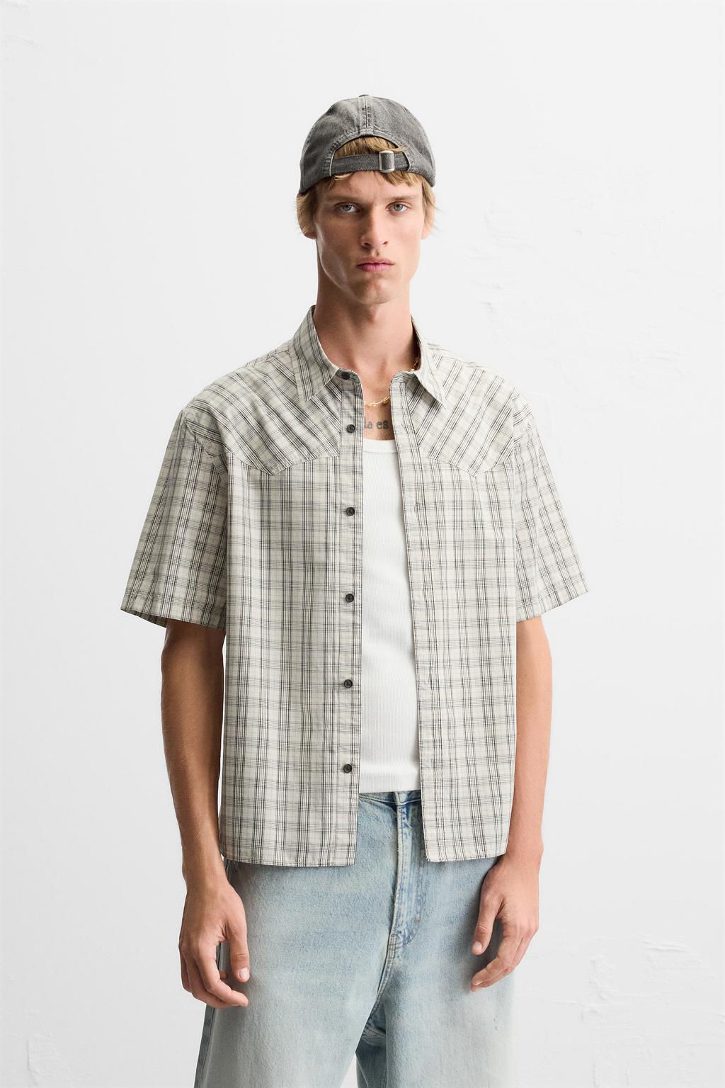 CHECK SHIRT - Zara фото 9