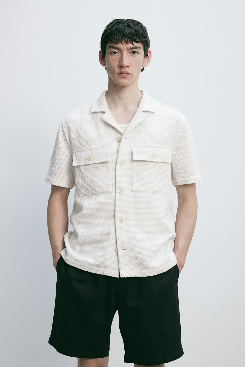 Camisa resort de boucle Regular Fit - H&m фото 3