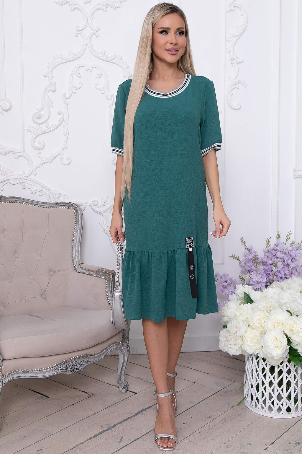 Платье Рита (розовое) П8916 - Lt collection фото 12