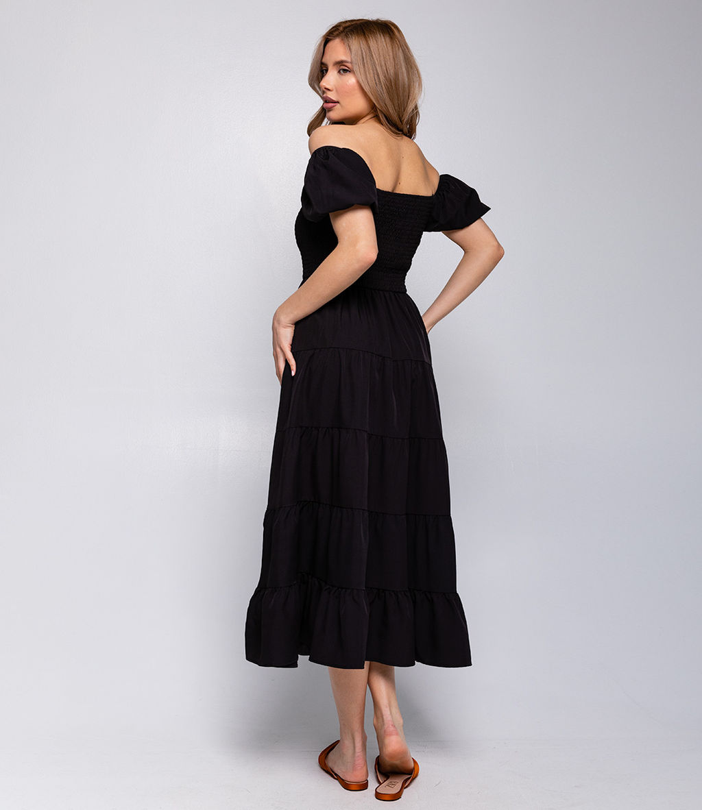 Платье #КТ63088, чёрный