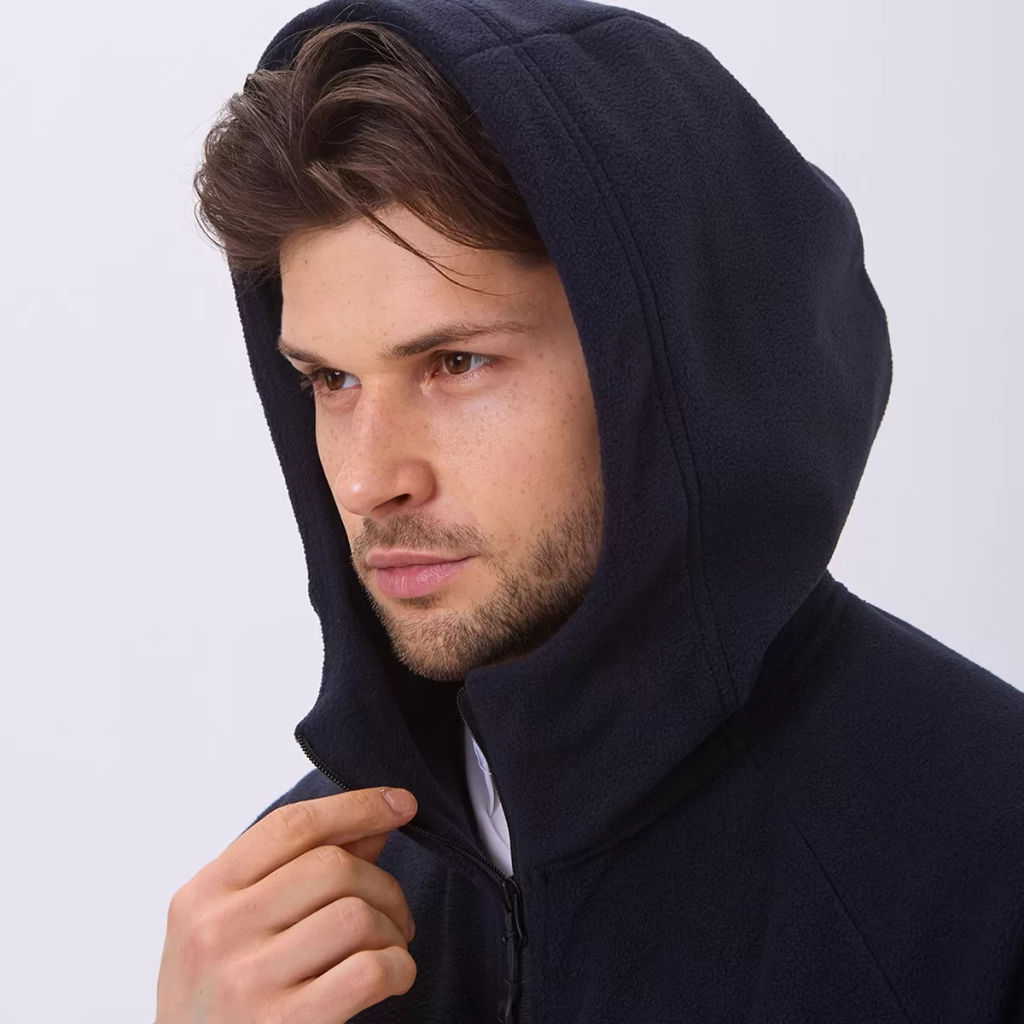 RODOS Толстовка на молнии мужская флис М-322 Черный  фото 19