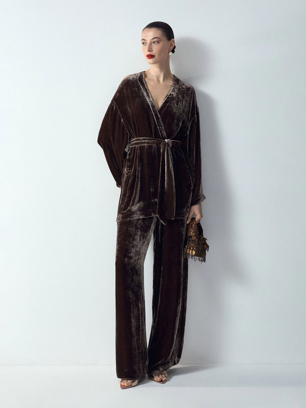 ЕМКА / Брюки из смесового шёлка