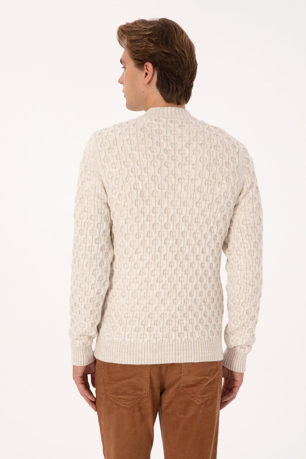 Erkek Krem Triko H_rka - U.s. polo assn фото 5