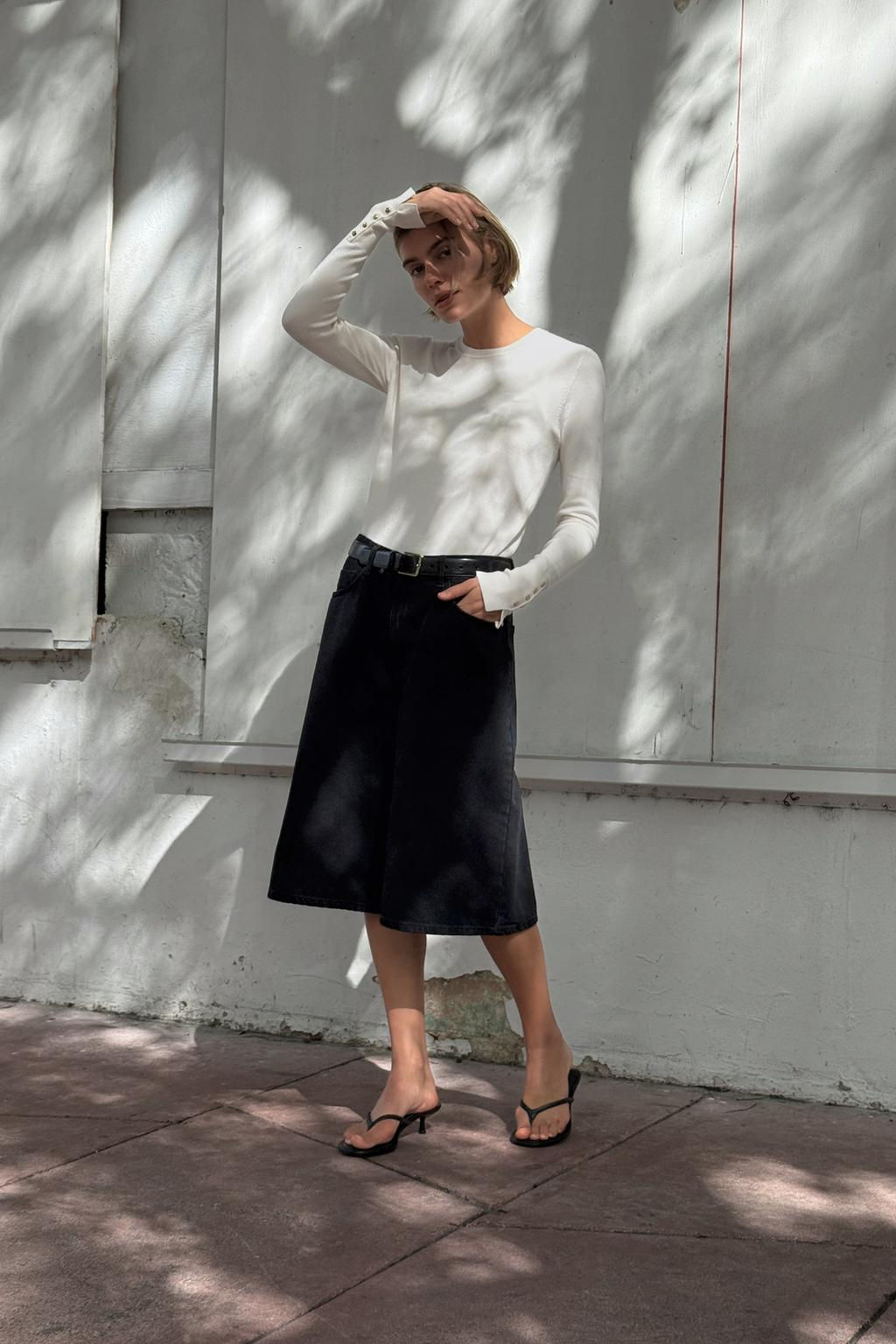 BASIC PLAIN KNIT SWEATER - Zara фото 14
