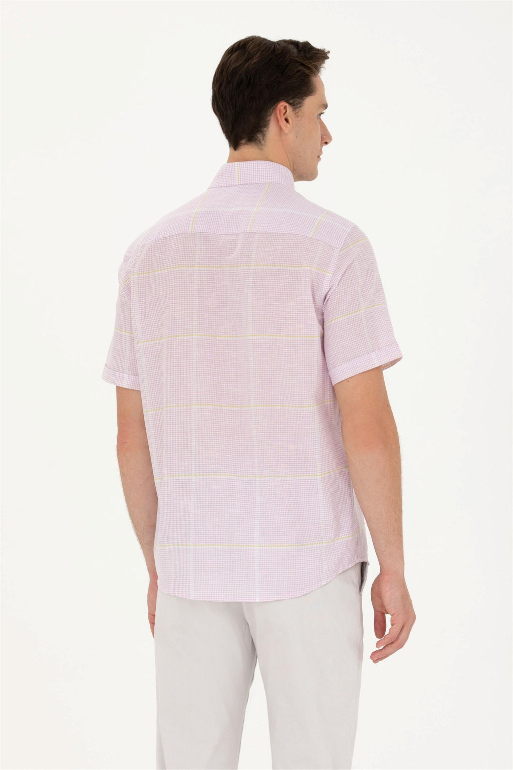 U. S. Polo Assn Мужская рубашка с коротким рукавом Magnolia - U.s. polo assn фото 5