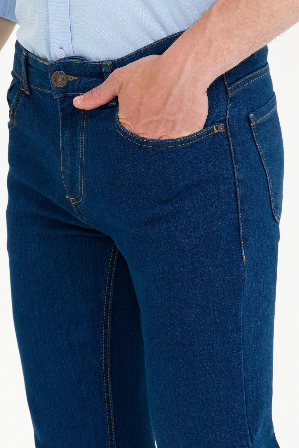 U. S. Polo Assn / Мужские синие джинсовые брюки - U.s. polo assn фото 6