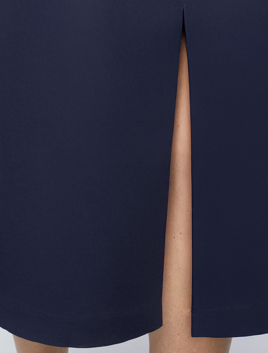 Юбка-миди из хлопка с разрезом - Vilatte фото 6