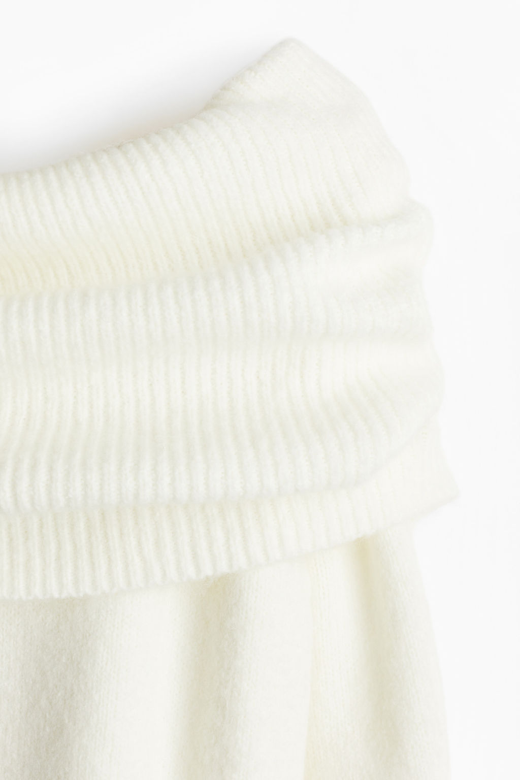 Vestido off-the-shoulder de punto - H&m фото 2