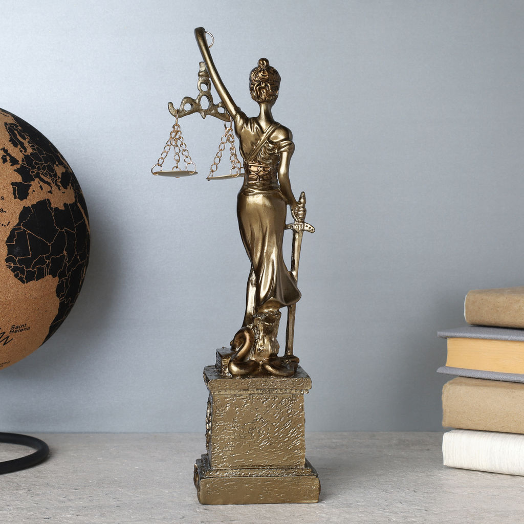 Часы статуэтка Фемида 27 см / 2717 /уп 24/ - Галеонтрейд фото 6