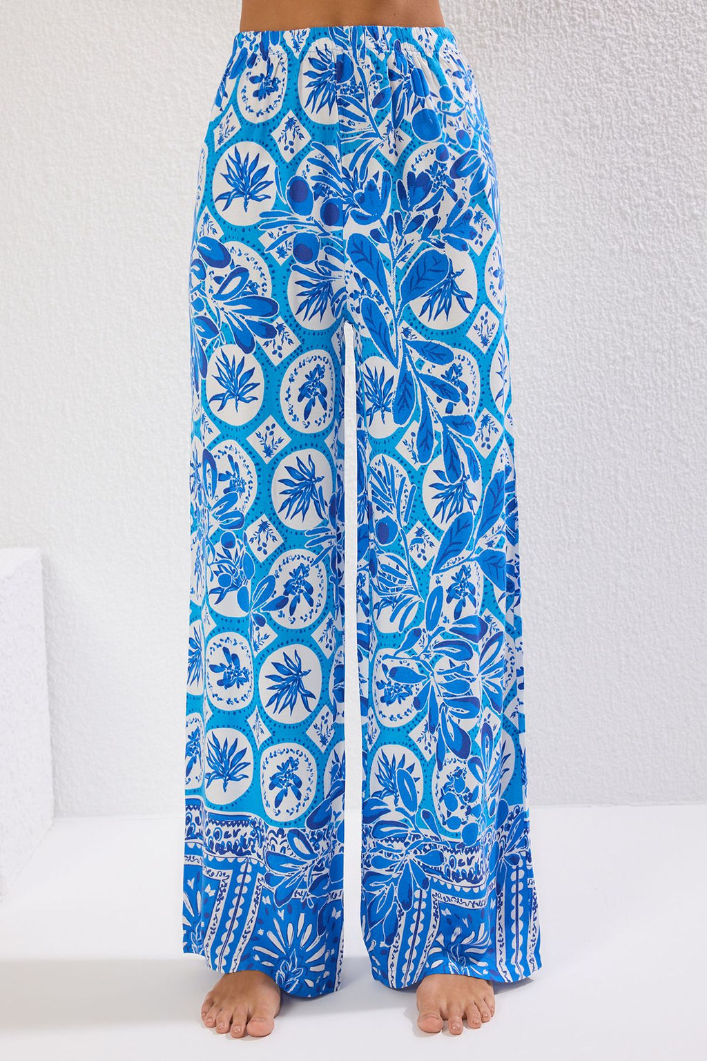 Haki Dokuma Bluz Pantolon Plaj Tak?m TBESS24AU00017 - Trendyolmilla фото 13