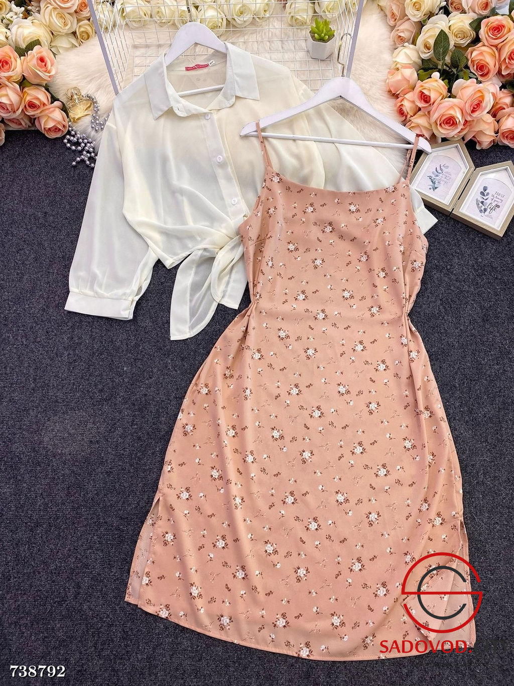 Женский летний сарафан с рубашкой - Bruno фото 2