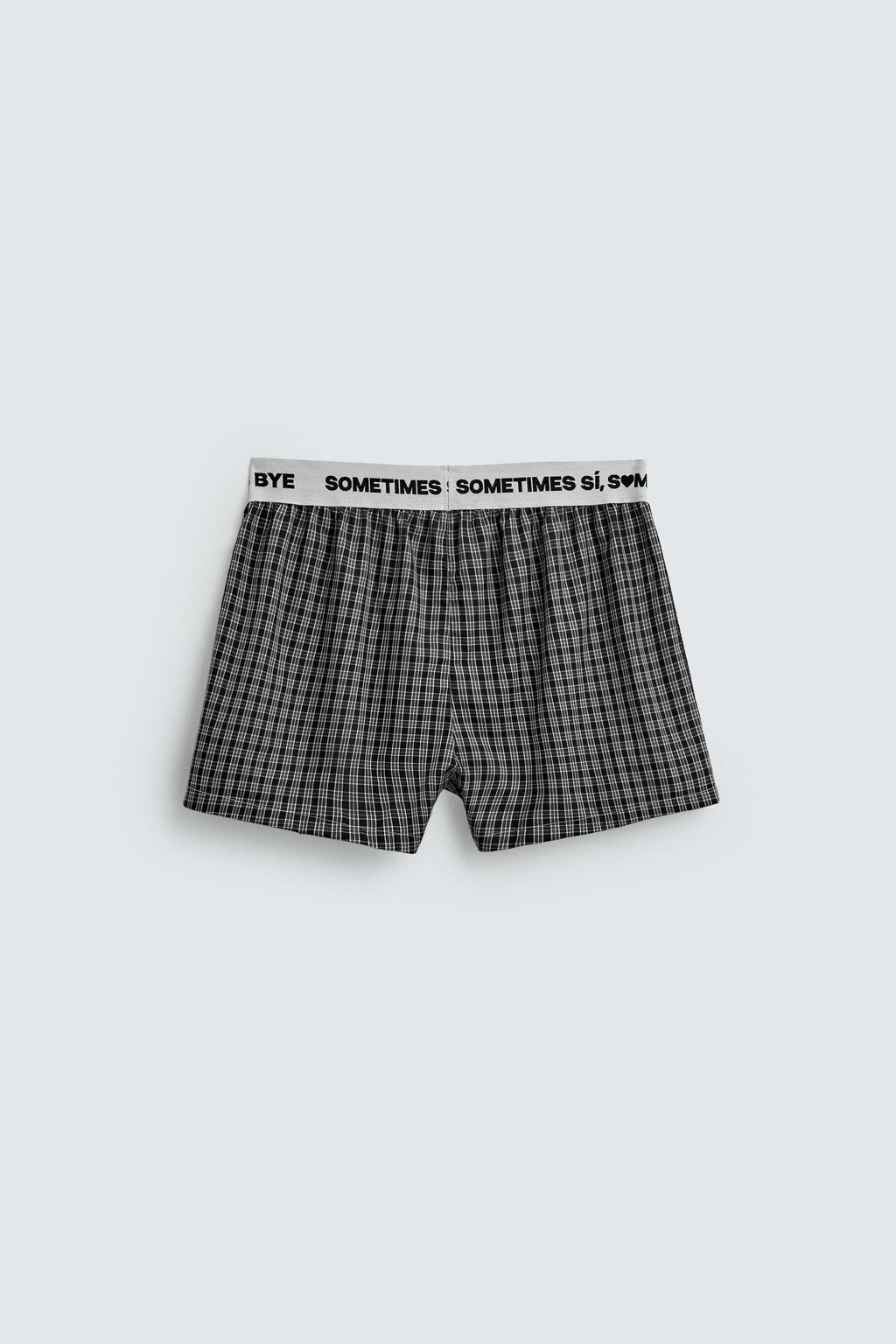 POPLIN JACQUARD WAIST BOXERS - Zara фото 7