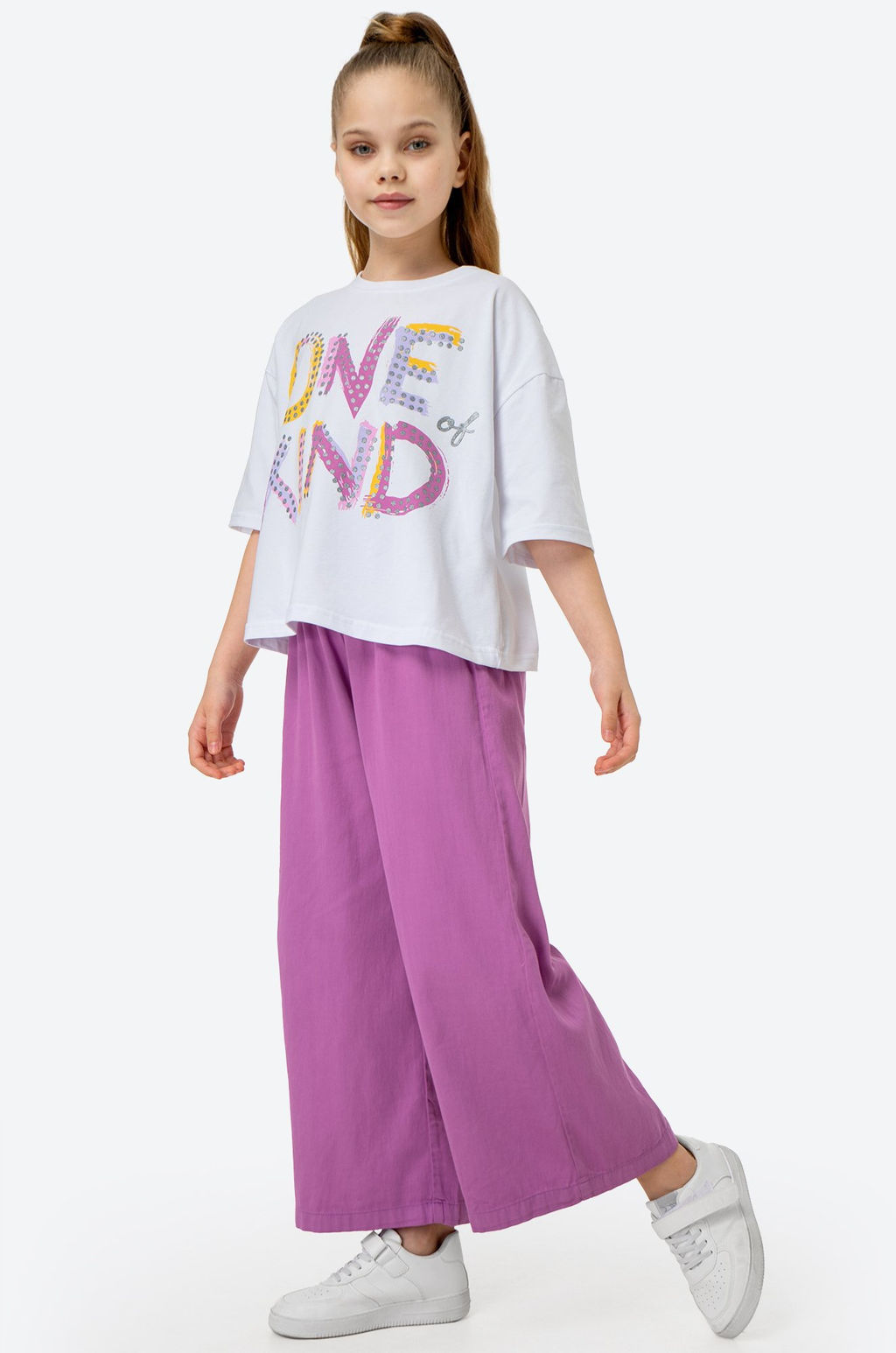 Костюм для девочки с брюками палаццо Bonito  фото 15