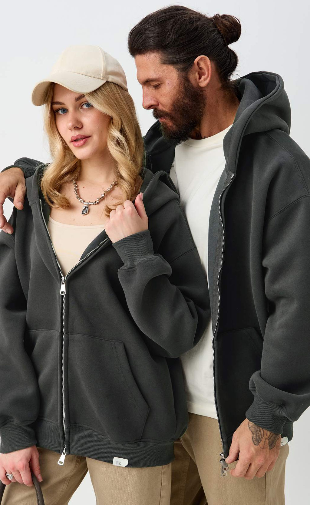 Толстовка P611-15-01 grey - Primm фото 2