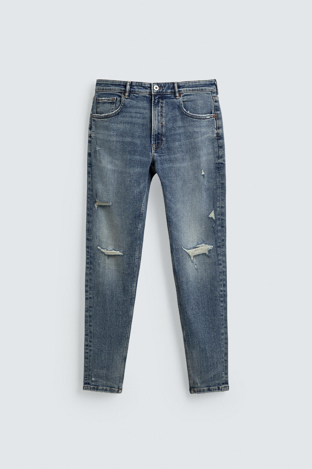 RIPPED FLARE FIT JEANS - Zara фото 16