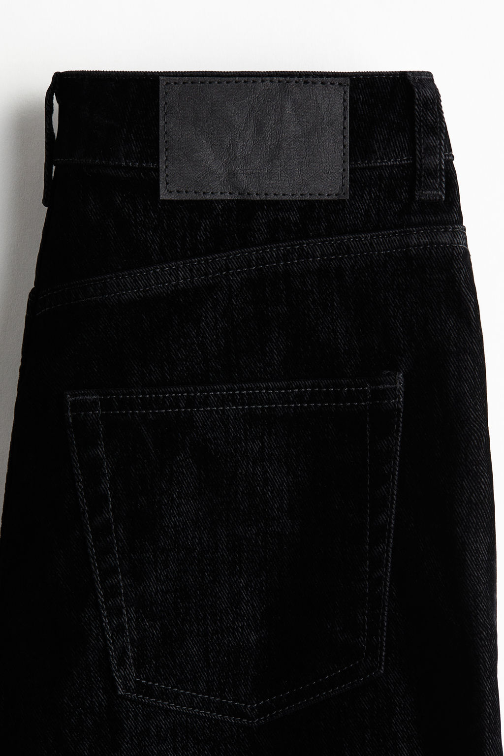 Wide Ultra High Jeans con acabado afelpado - H&m фото 5