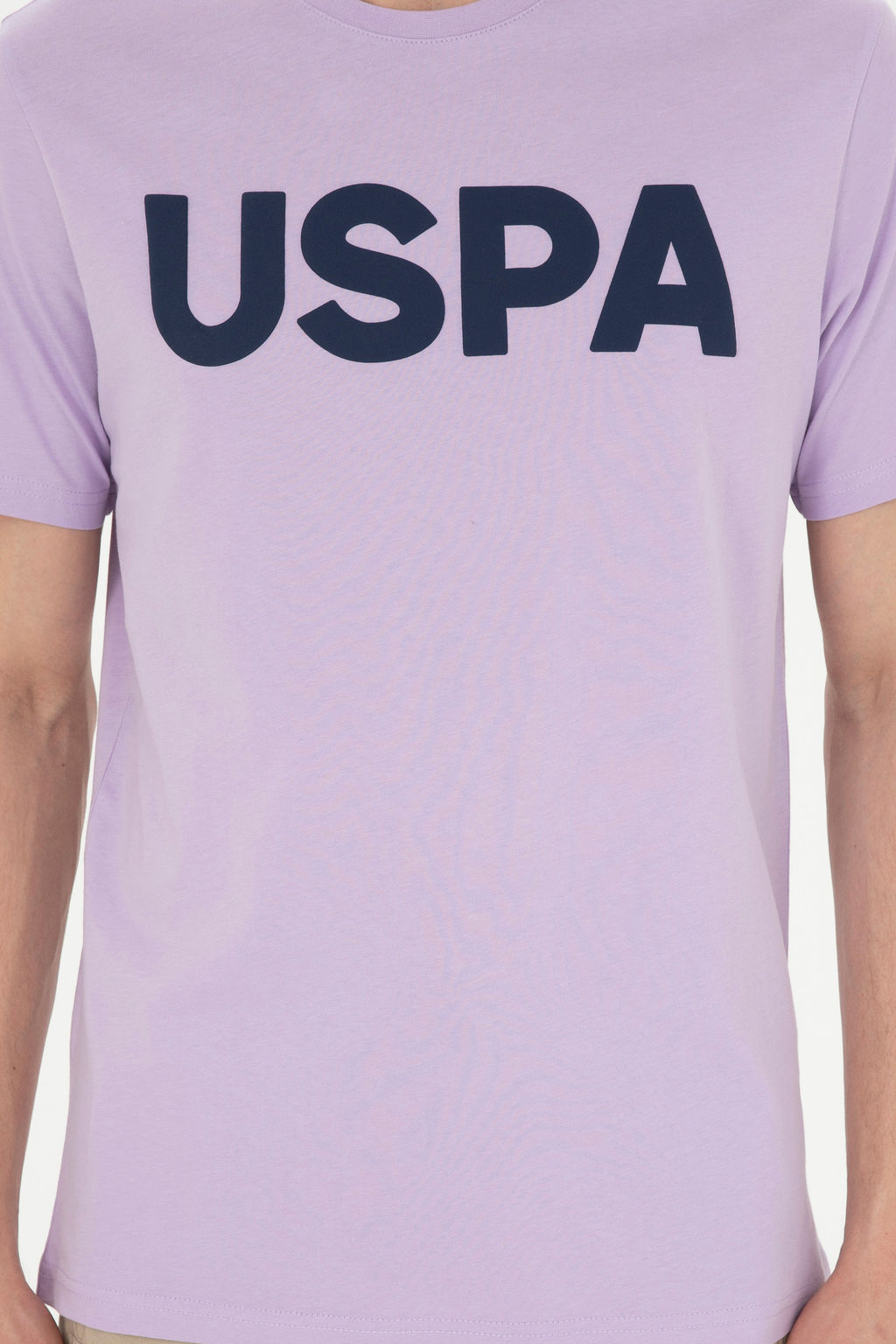 Мужская сиреневая базовая футболка Неожиданная скидка в корзине - U.s. polo assn фото 13