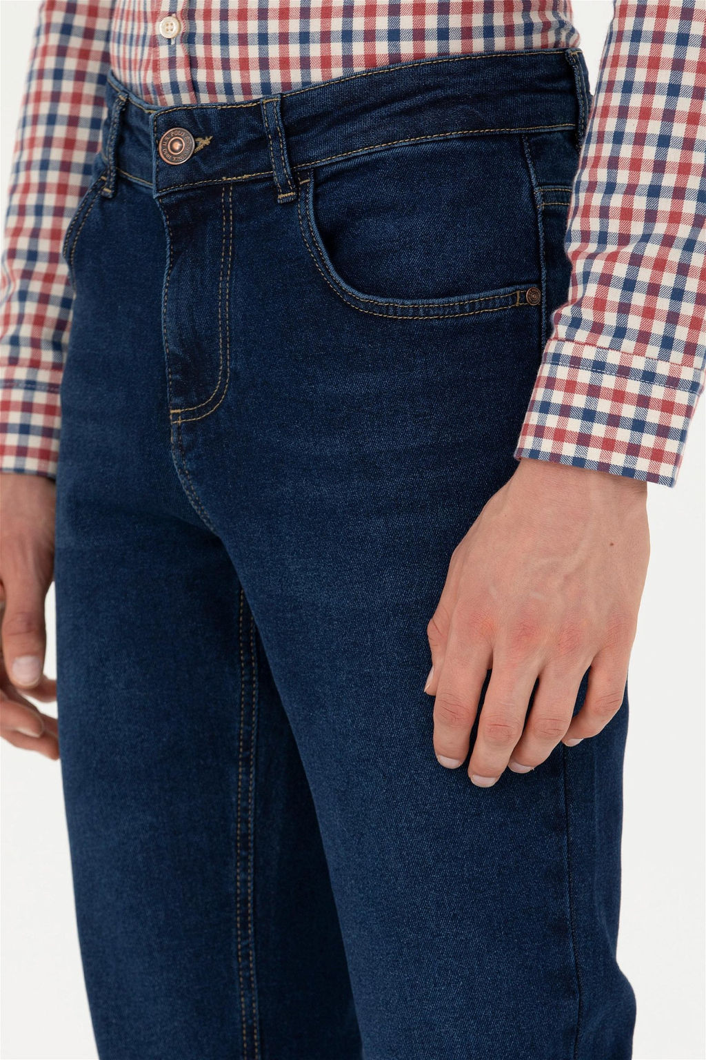 Мужские синие джинсовые брюки - U.s. polo assn фото 5