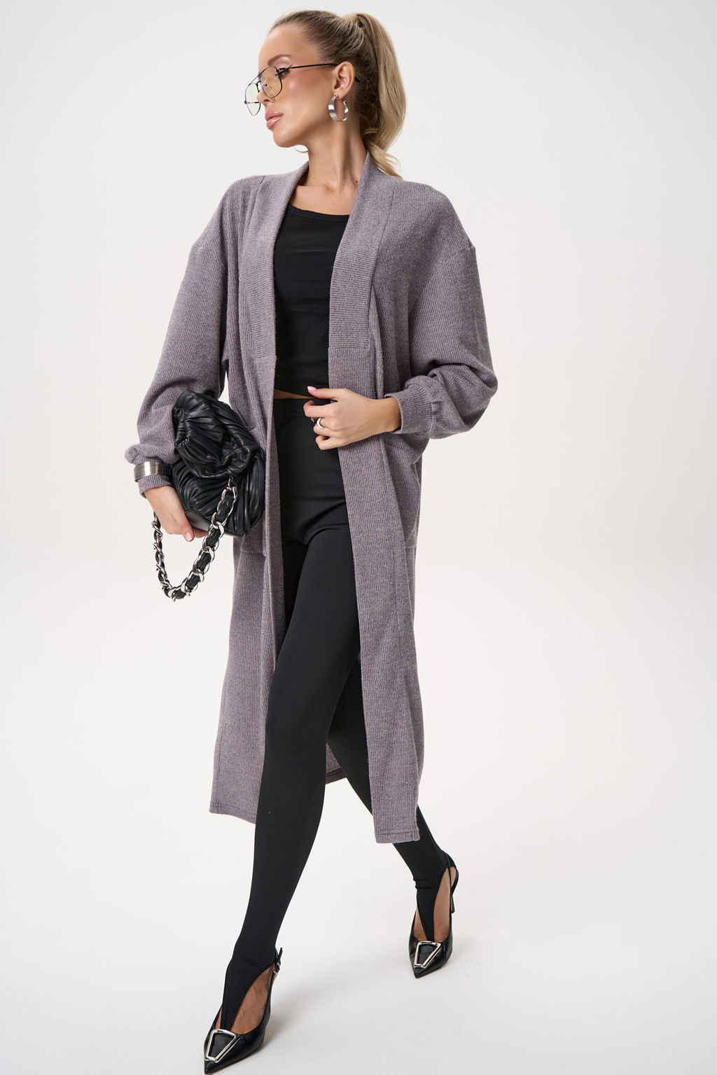 Кардиган Катрис (серый) - Эльза фото 18