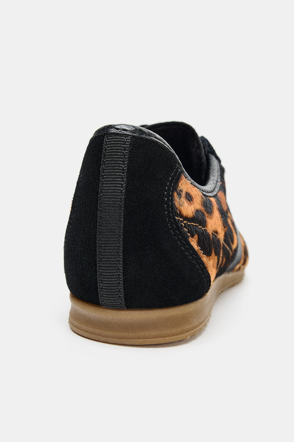 ANIMAL PRINT LEATHER TRAINERS - Zara фото 7