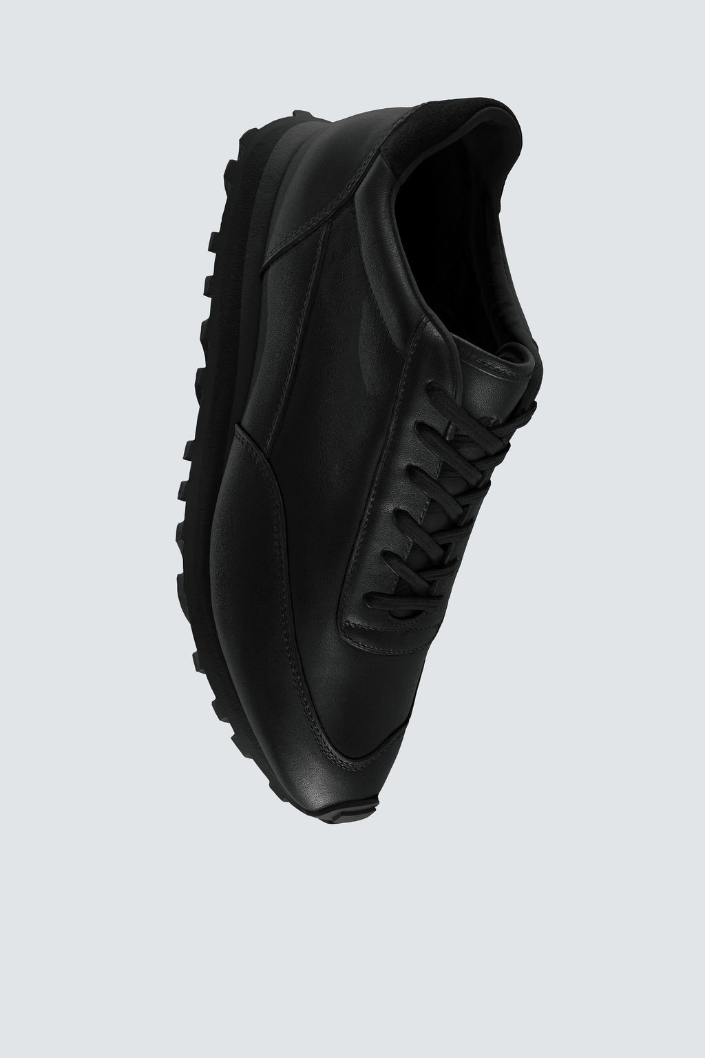 CASUAL LEATHER TRAINERS - Zara фото 9