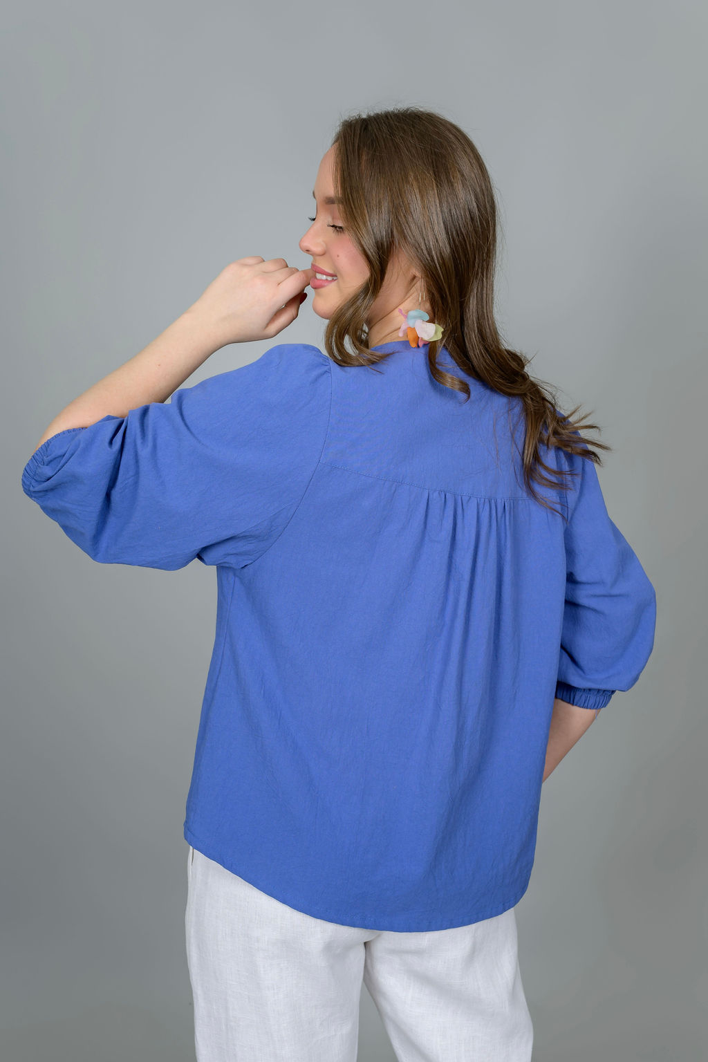 Блуза хлопок крэш жатка