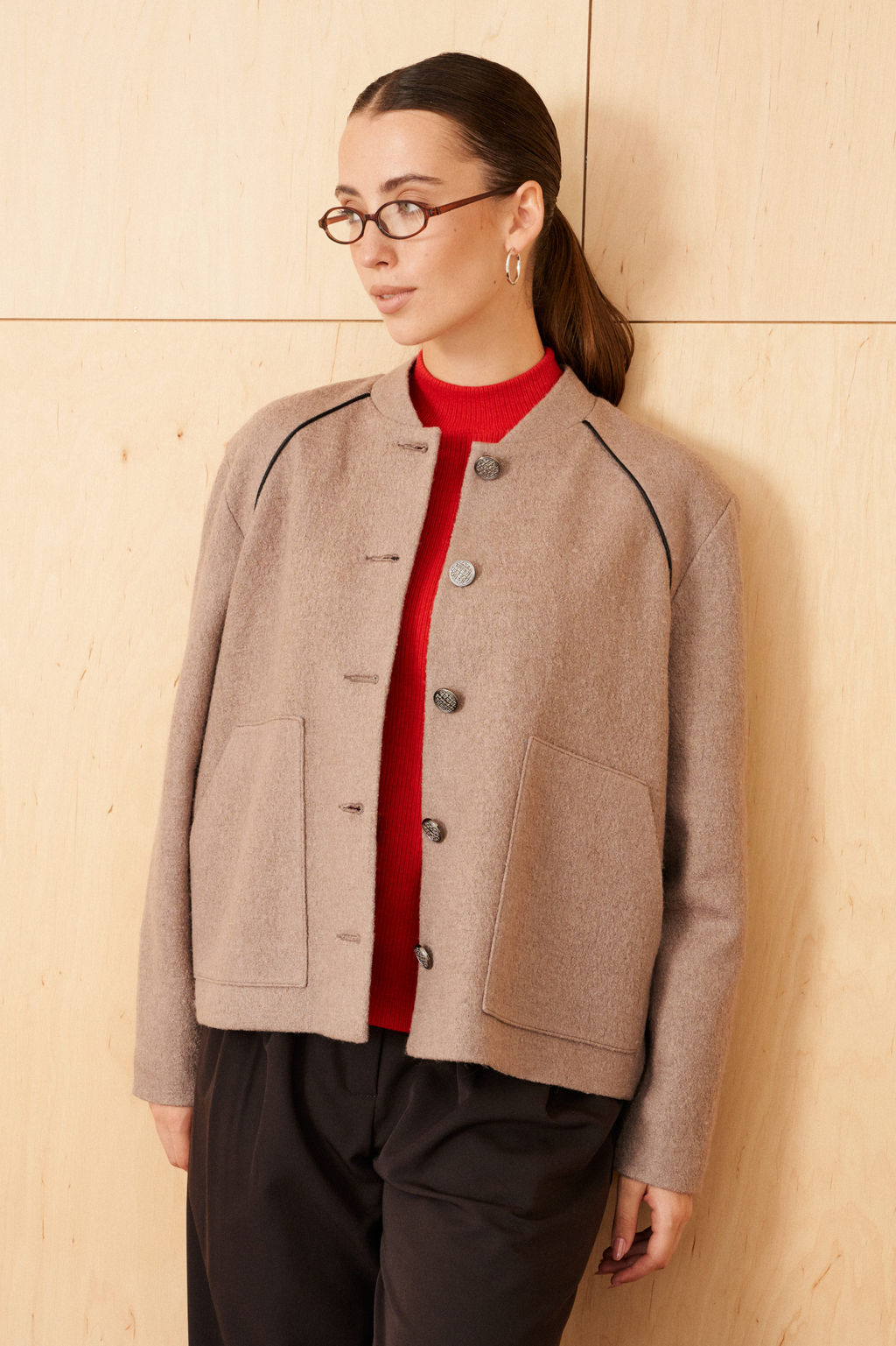 Жакет утепленный  Bensu (Цвет: Бежевый) - Morozov Amavie фото 3